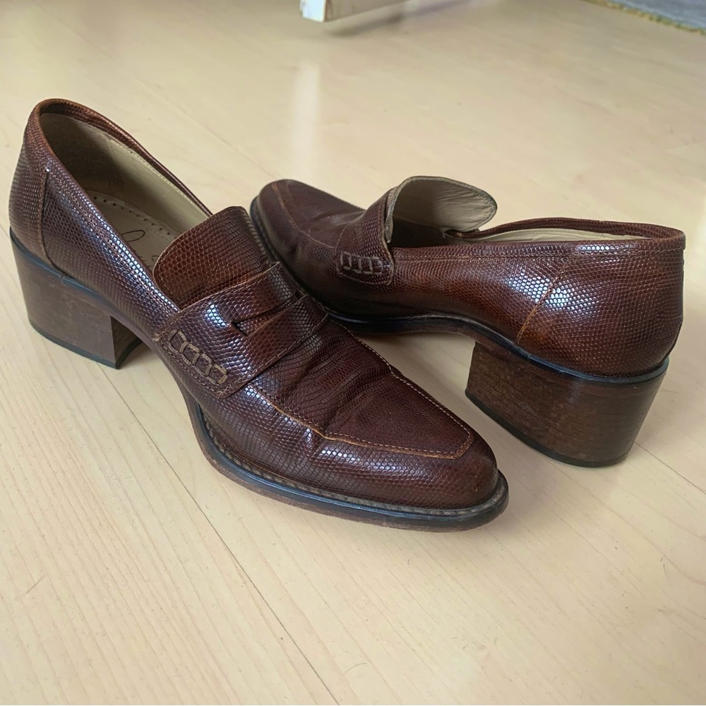 Joan Helpner Signature Leather Heel Loafer